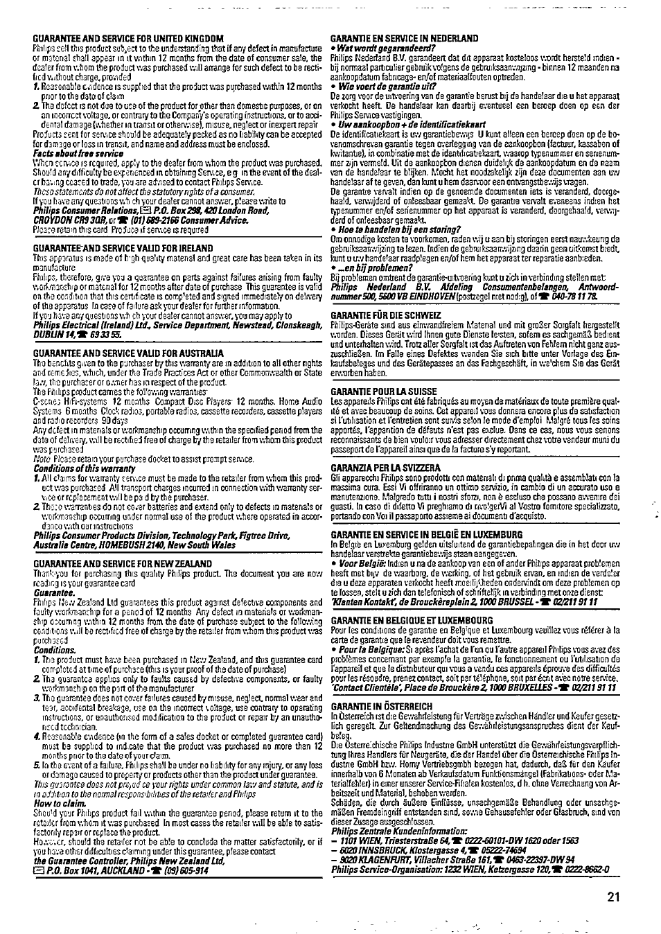 Philips AJ3012 User Manual | Page 7 / 12