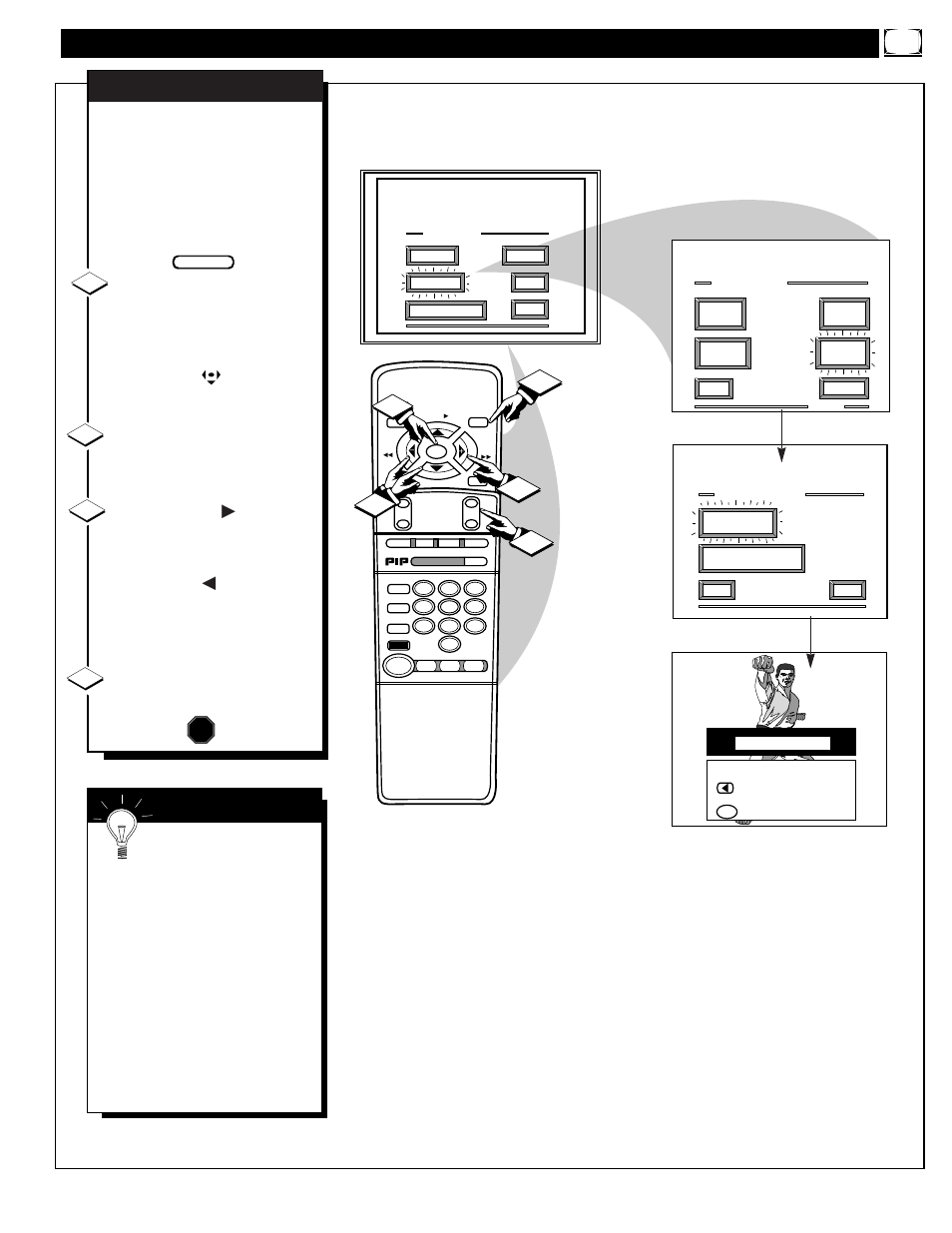 Eature, Ontrols, Continued | 12 3 4 s, Add/delete channels stop | Philips 9P5031C1 User Manual | Page 13 / 52