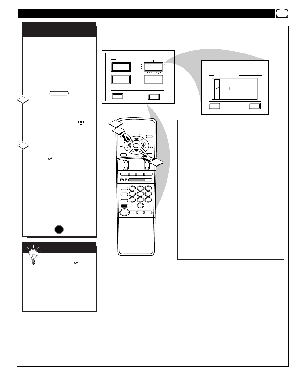 Eature, Ontrols, Continued | 12 s, Content advisory movie ratings, Stop | Philips 9P5031C1 User Manual | Page 19 / 52