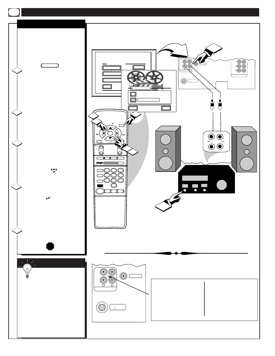 Ound, Ontrols, Continued | Tv speakers, Mart | Philips 9P5031C1 User Manual | Page 26 / 52