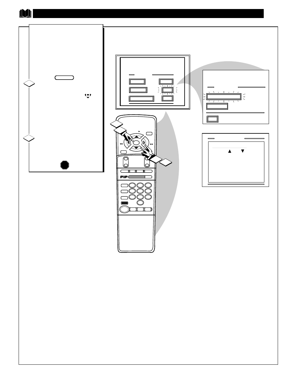 Tv h, Stop | Philips 9P5031C1 User Manual | Page 46 / 52