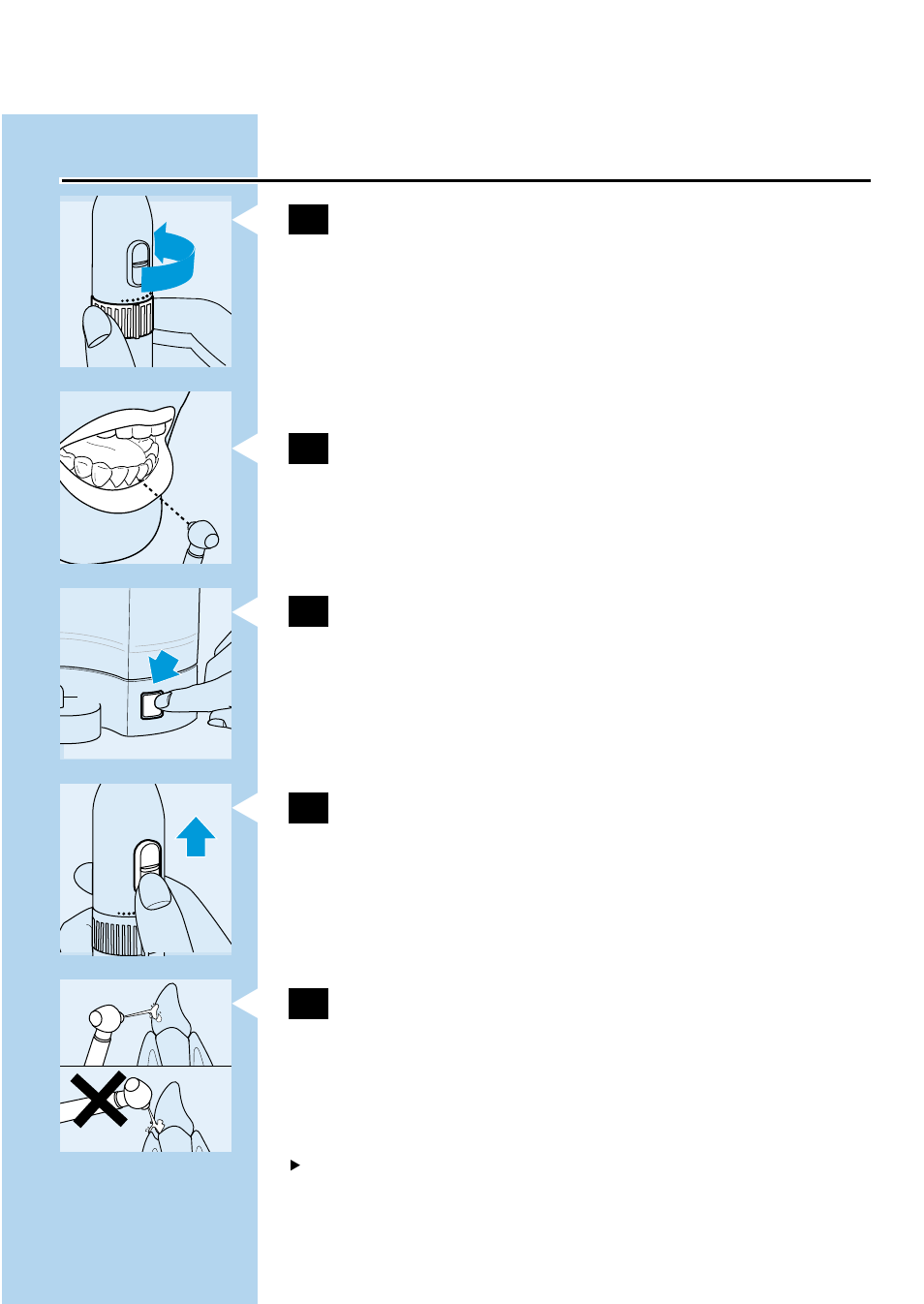 Philips sensiflex HX2225 User Manual | Page 13 / 52