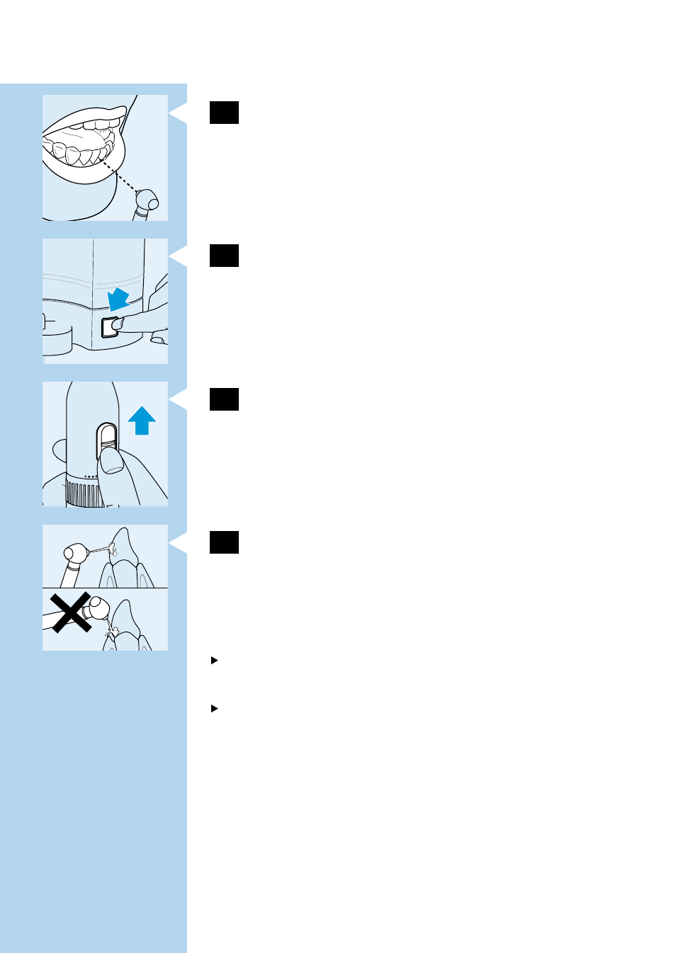 Philips sensiflex HX2225 User Manual | Page 40 / 52