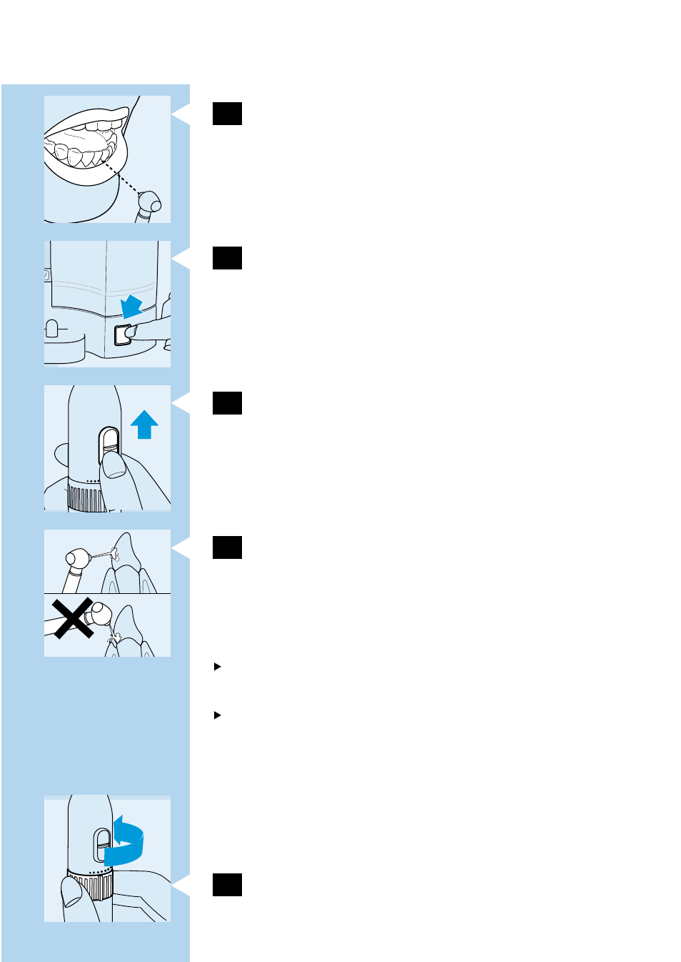 Philips sensiflex HX2225 User Manual | Page 7 / 52