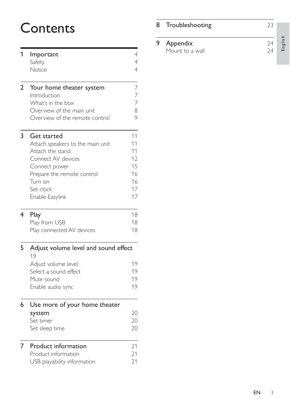 Philips HSB2313/12 User Manual | Page 2 / 25