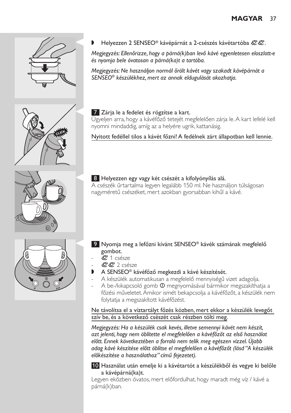 Philips HD7805 User Manual | Page 37 / 88