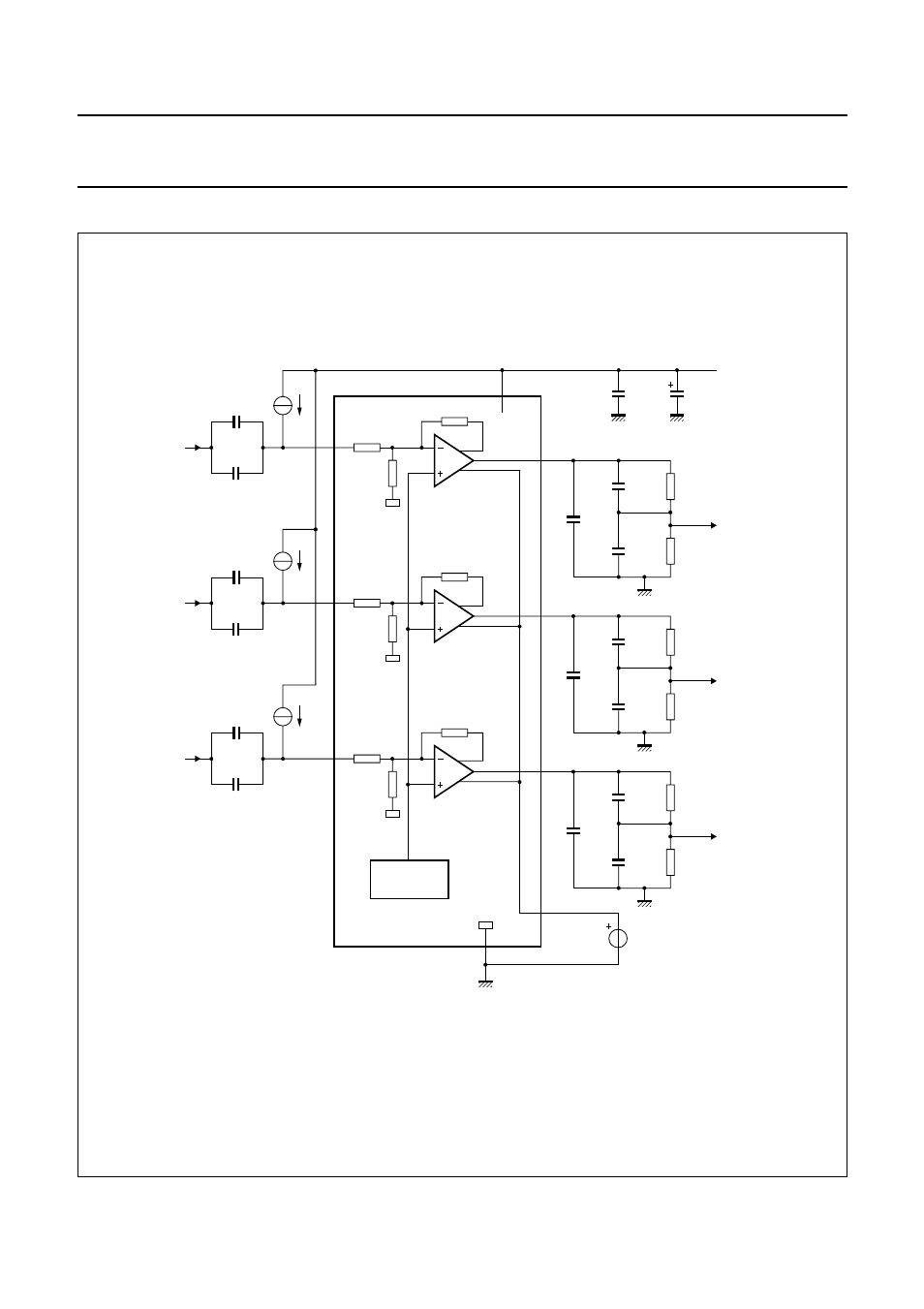 Test and application information, Triple video output amplifier tda6107jf, Fig.8 test circuit | Philips TDA6107JF User Manual | Page 12 / 20
