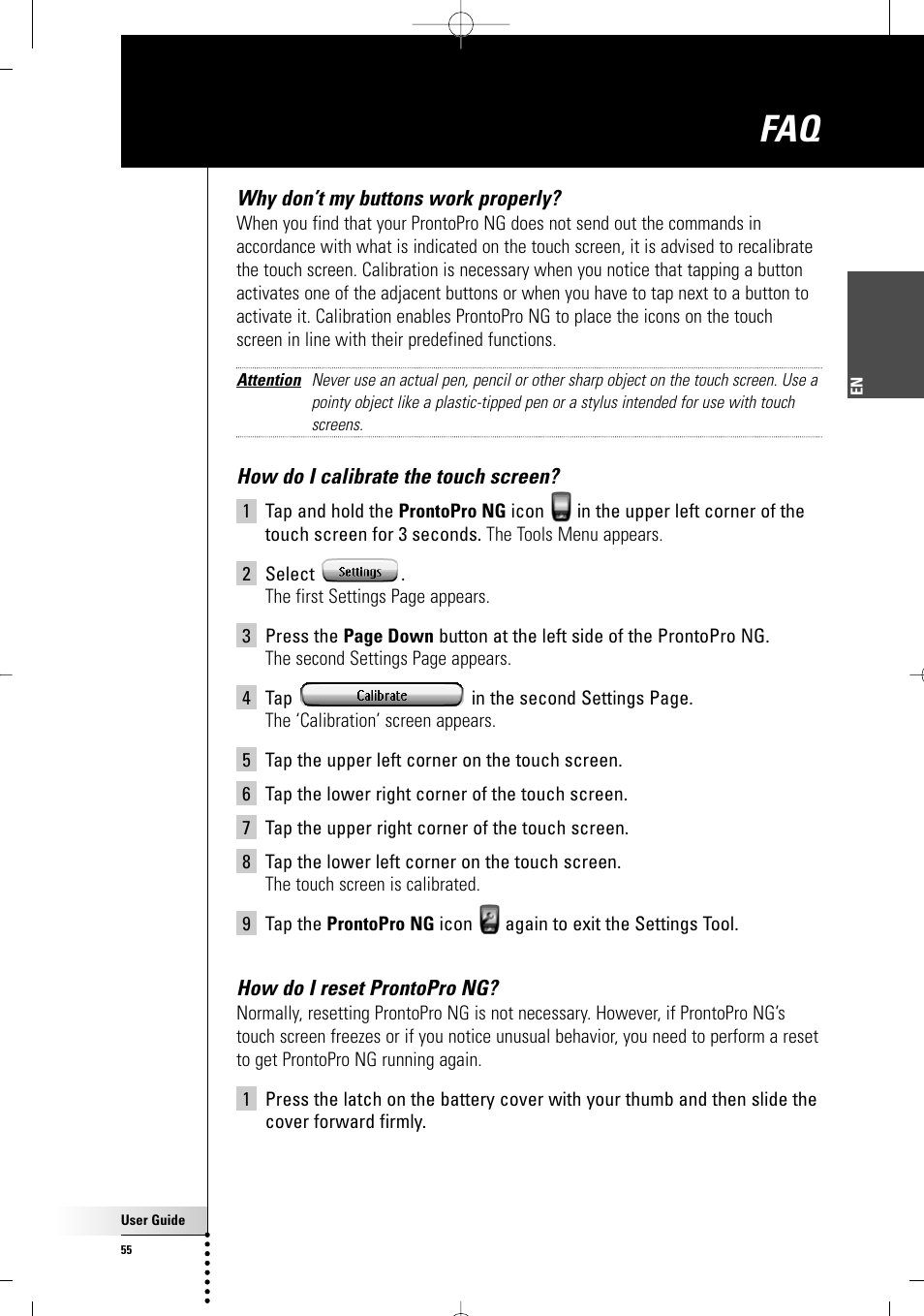 Philips TSU 7500 User Manual | Page 55 / 70