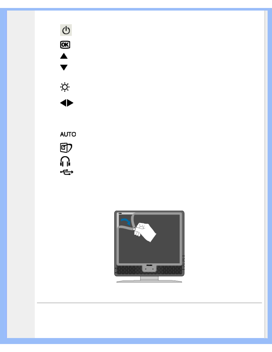 Philips 190X6 User Manual | Page 20 / 96