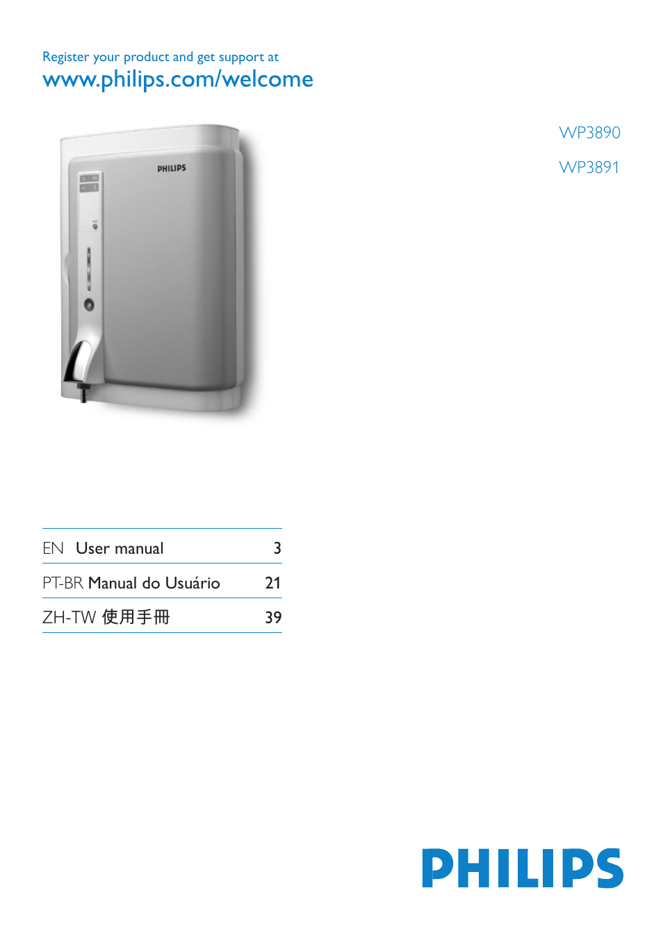 Philips WP3891 User Manual | 60 pages