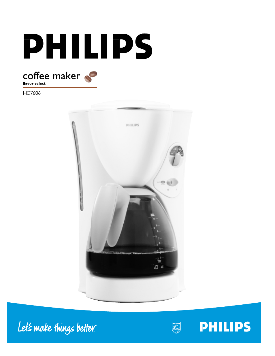 Philips HD7606 User Manual | 2 pages