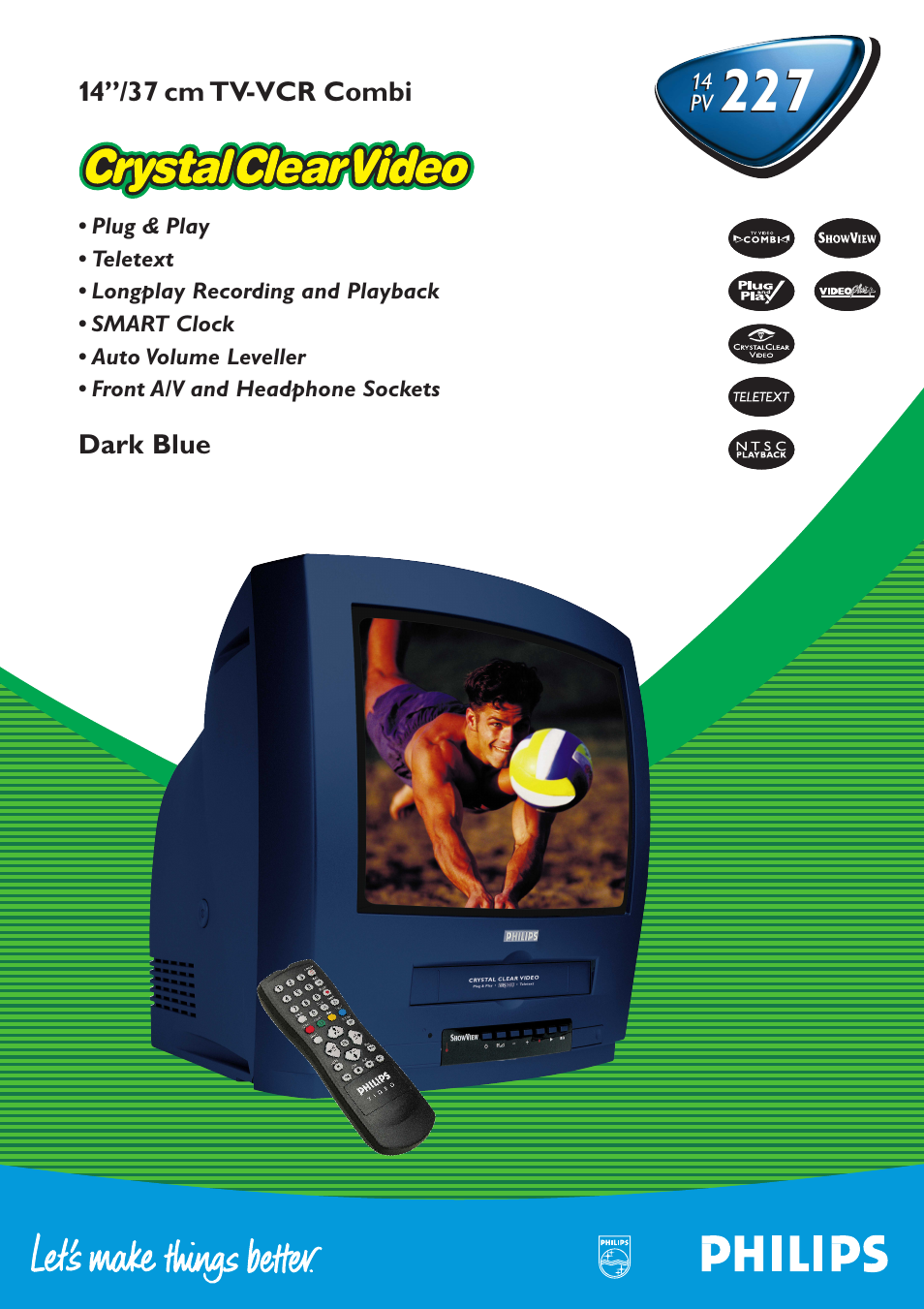 Philips 14PV227 User Manual | 2 pages