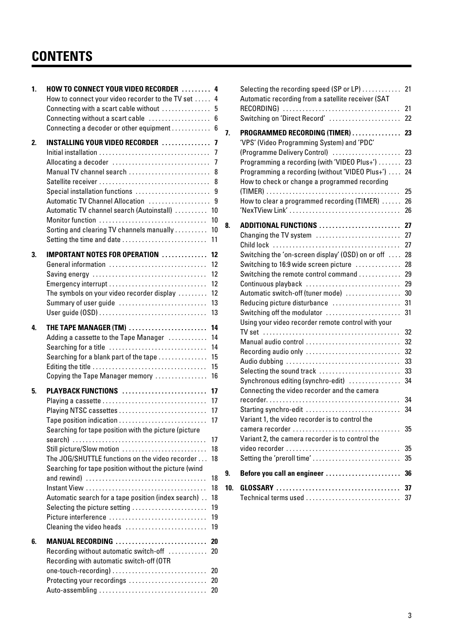 Philips VR9185 User Manual | 40 pages