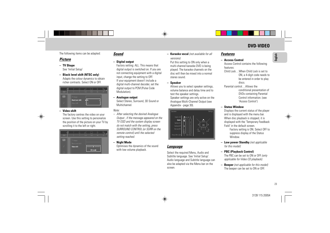 Dvd-video | Philips FW-D1 User Manual | Page 23 / 41