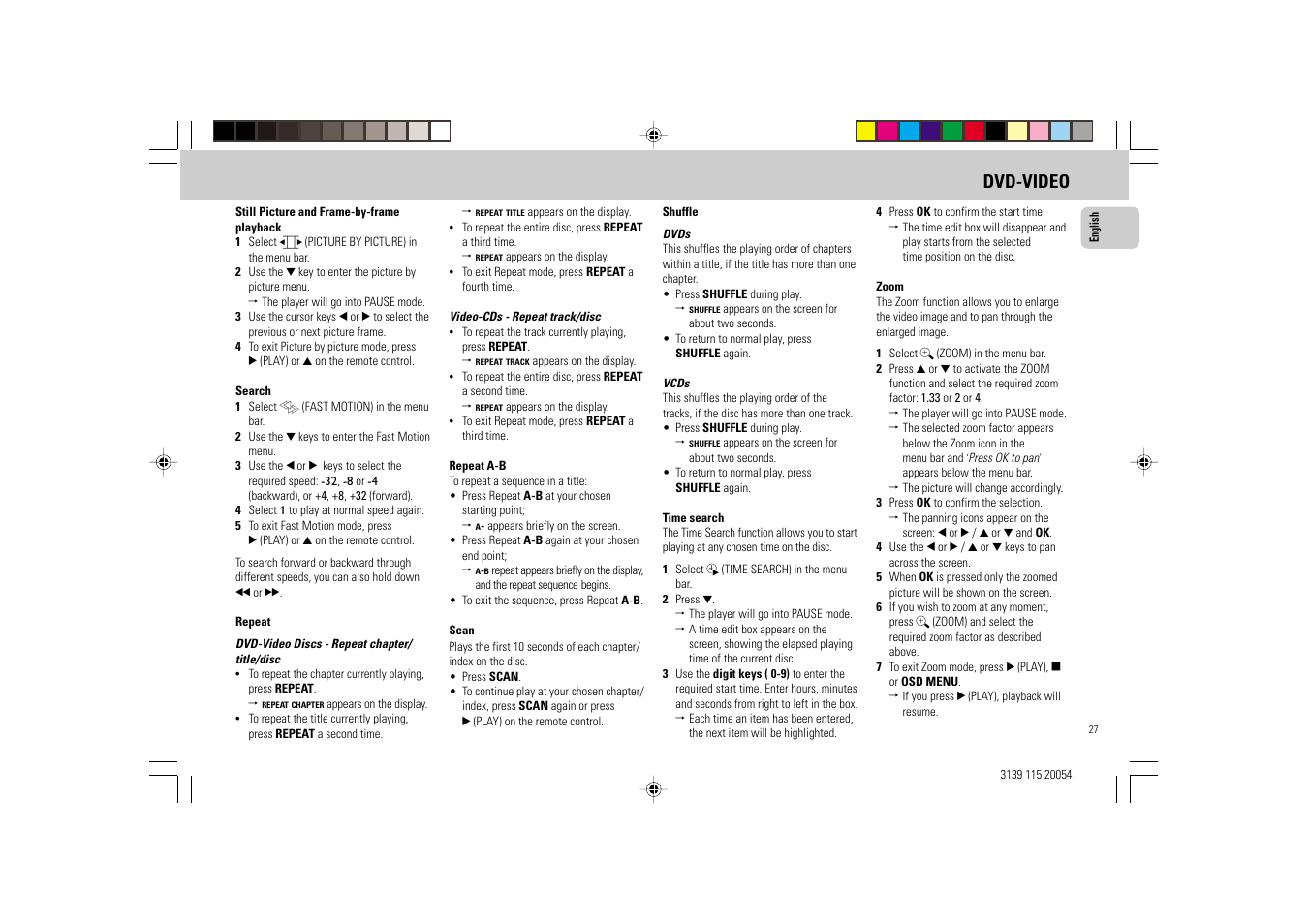 Dvd-video | Philips FW-D1 User Manual | Page 27 / 41