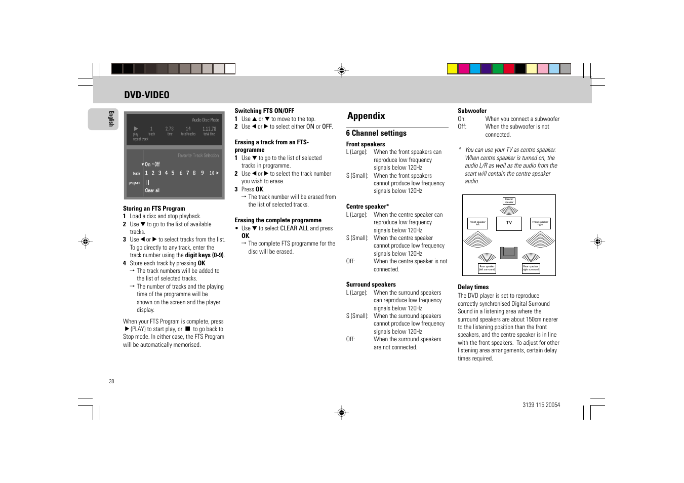 Dvd-video appendix | Philips FW-D1 User Manual | Page 30 / 41