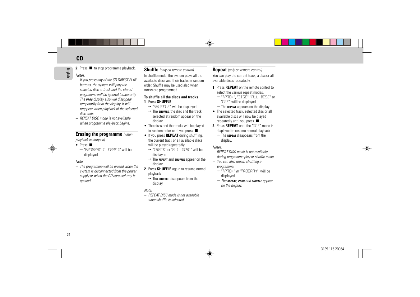 Philips FW-D1 User Manual | Page 34 / 41