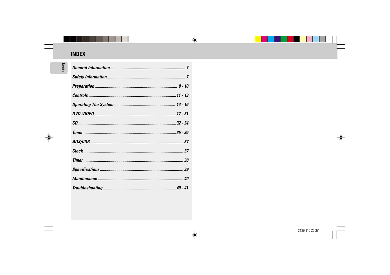 Philips FW-D1 User Manual | Page 6 / 41