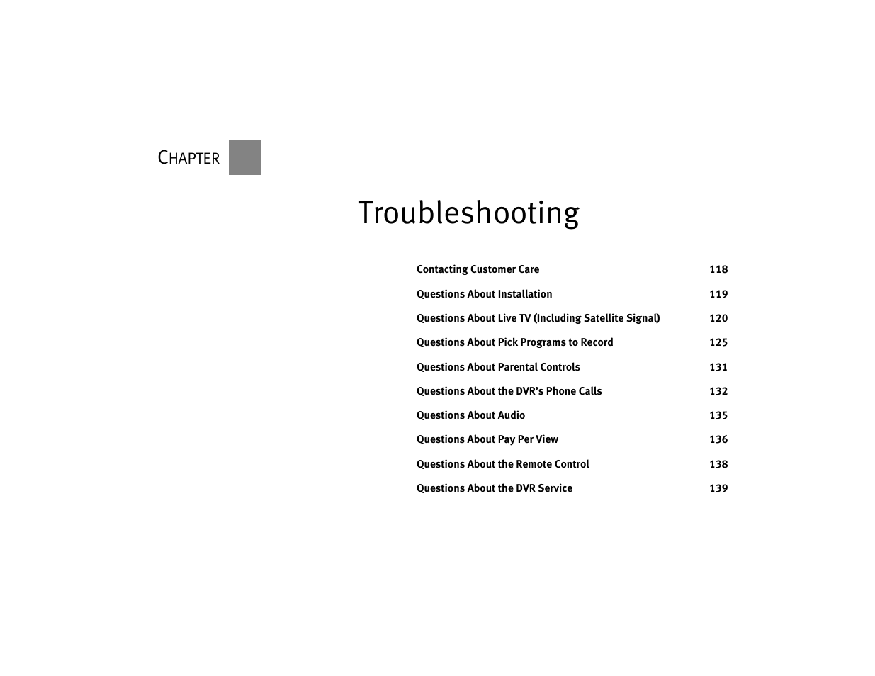 Troubleshooting | Philips DSR7000R/17 User Manual | Page 128 / 176