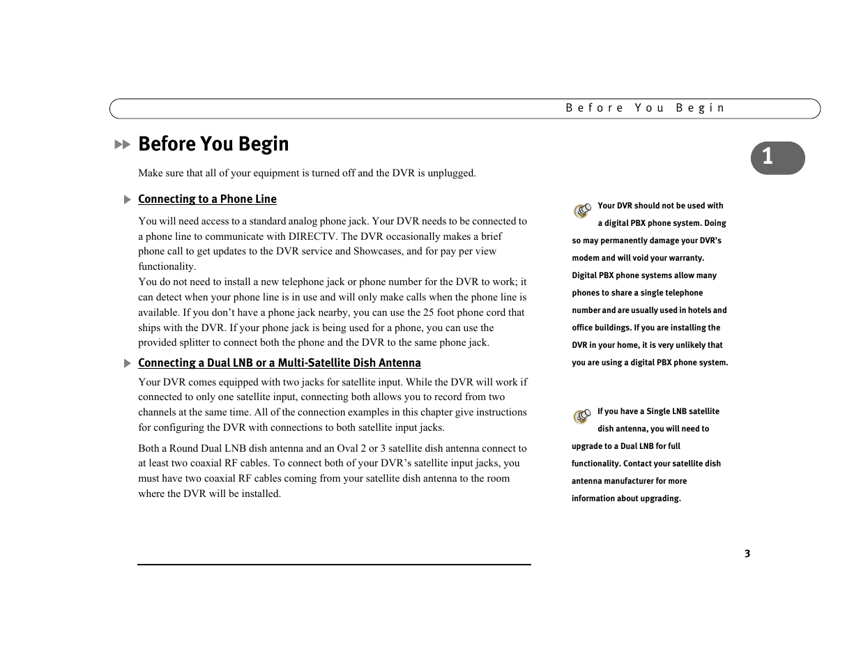 Before you begin | Philips DSR7000R/17 User Manual | Page 14 / 176