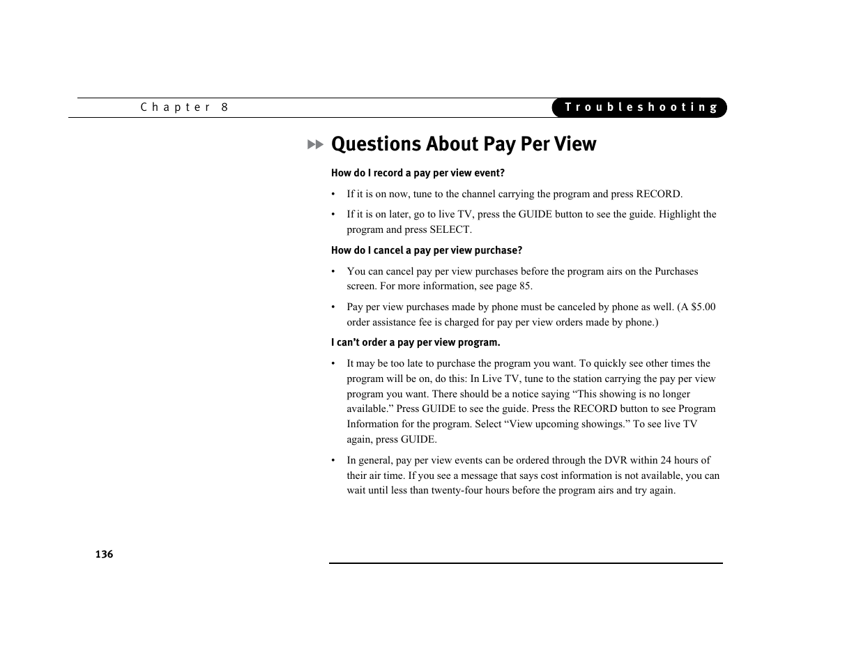 Questions about pay per view | Philips DSR7000R/17 User Manual | Page 147 / 176