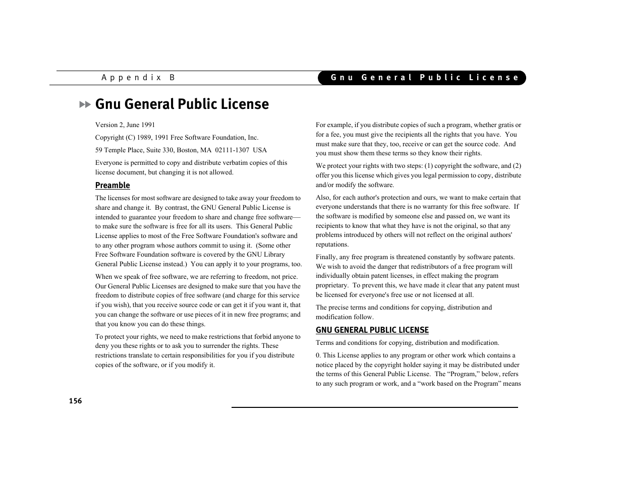 Gnu general public license | Philips DSR7000R/17 User Manual | Page 167 / 176