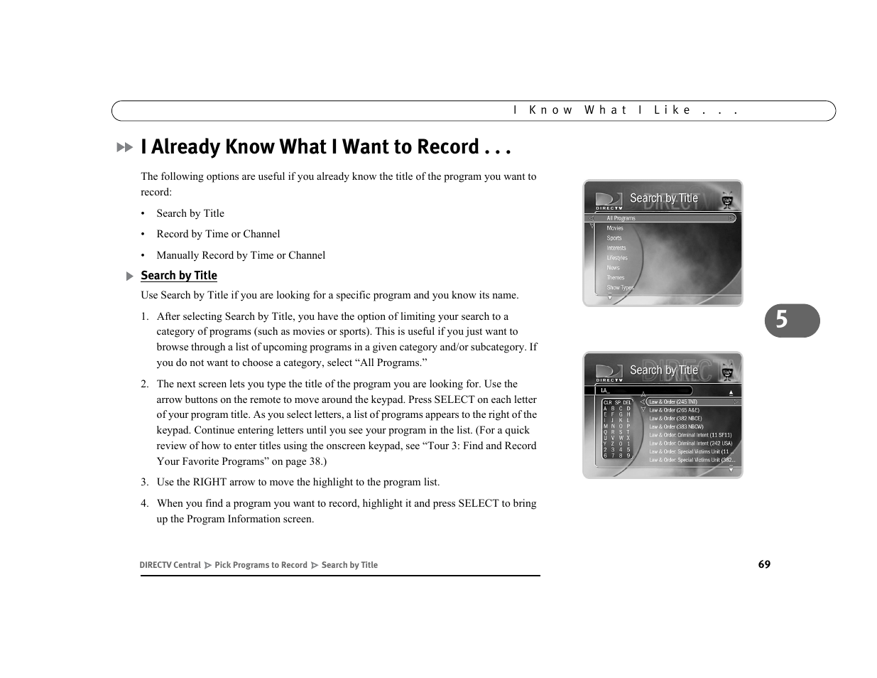 I already know what i want to record | Philips DSR7000R/17 User Manual | Page 80 / 176