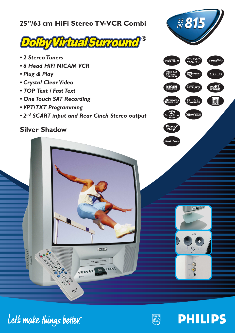 Philips 25PV815 User Manual | 2 pages