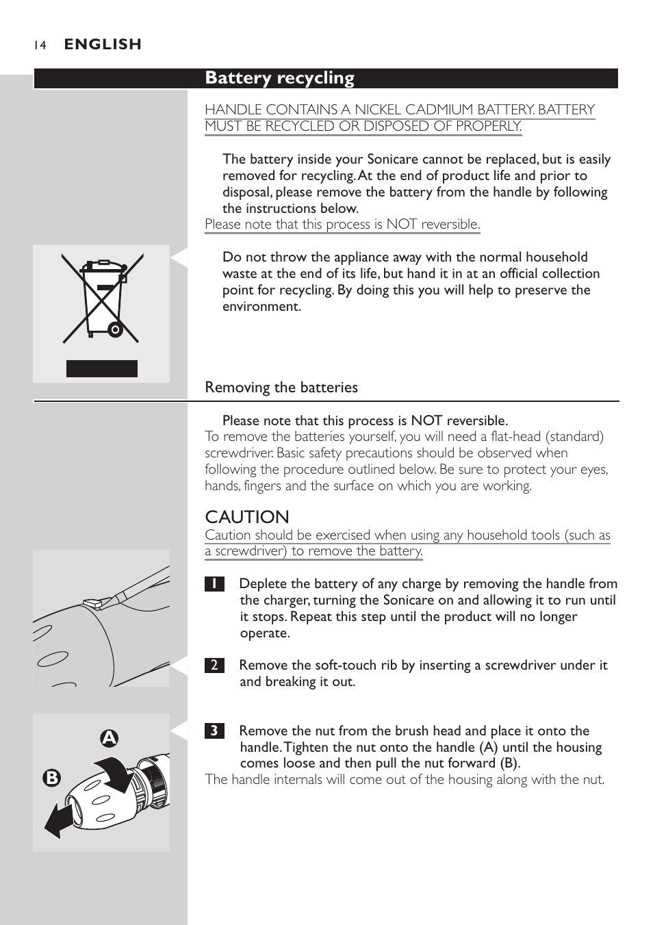 Philips Sonicare e7000 Series User Manual | Page 14 / 48