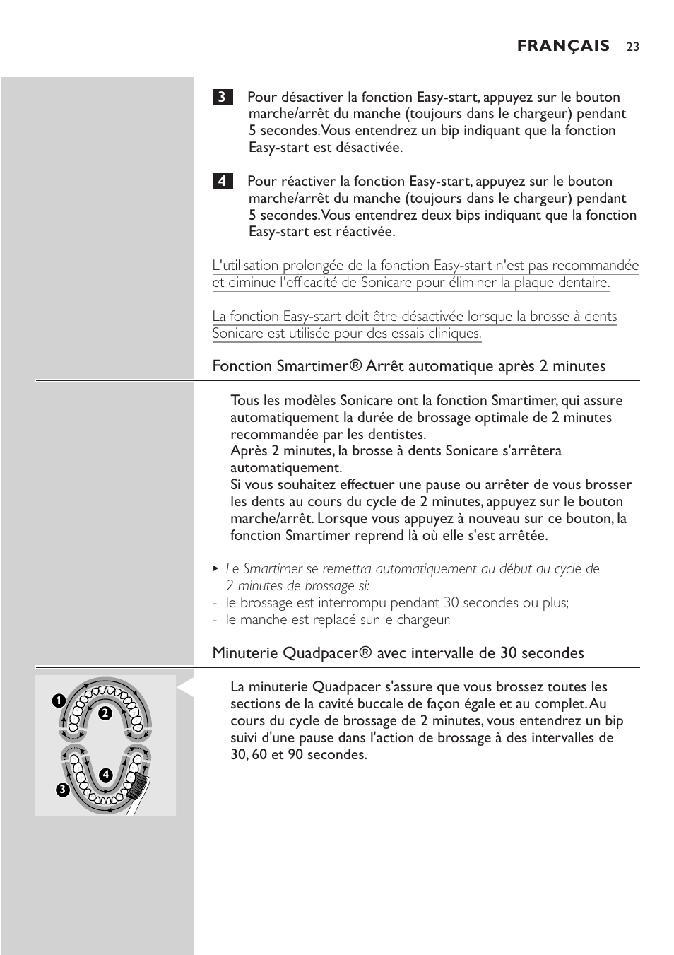 Philips Sonicare e7000 Series User Manual | Page 23 / 48