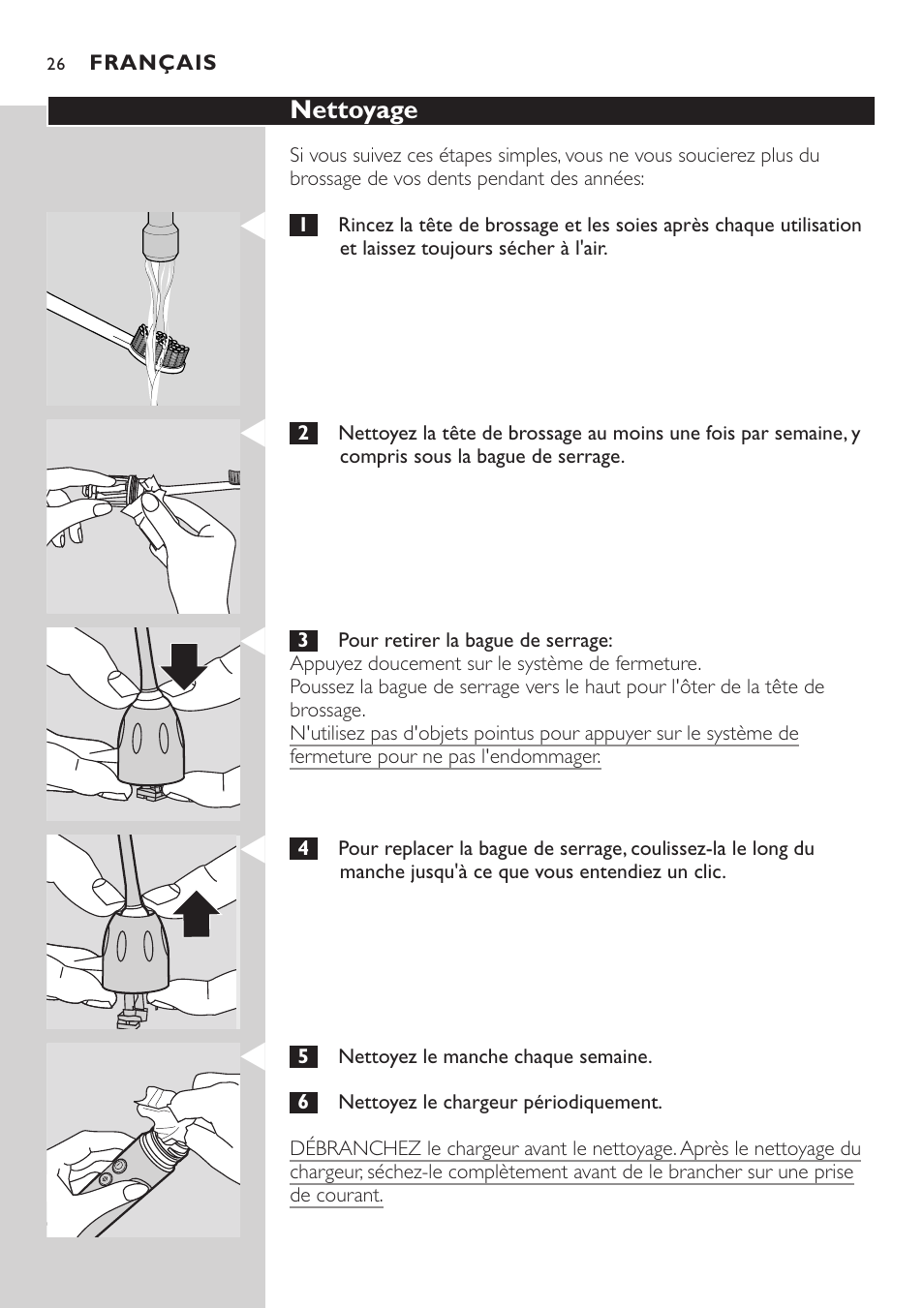 Philips Sonicare e7000 Series User Manual | Page 26 / 48