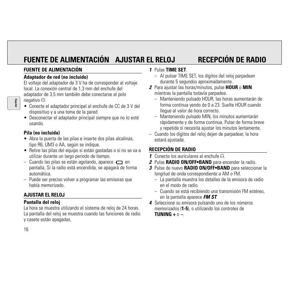 Philips AQ6691/00 User Manual | Page 16 / 71