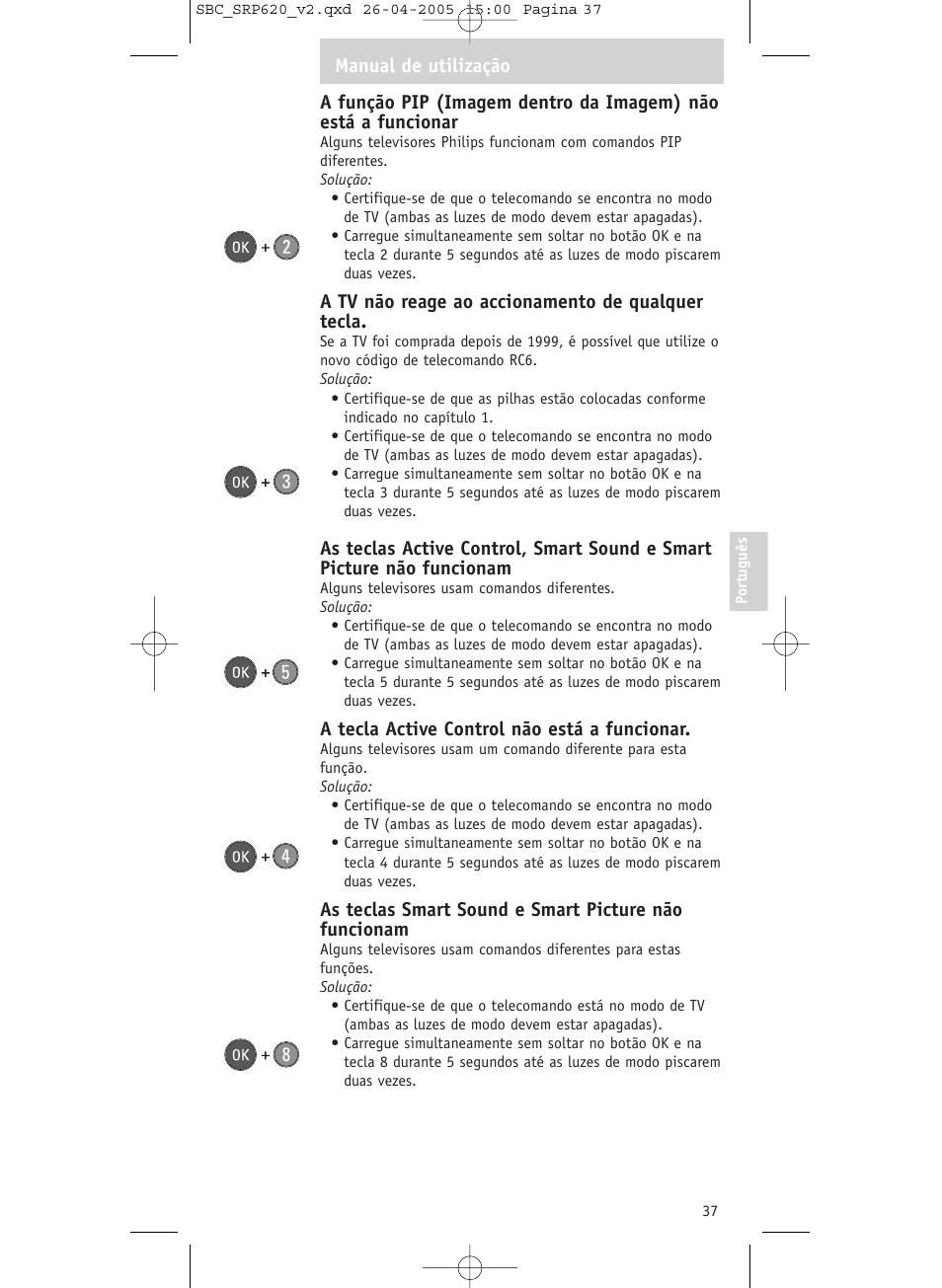 Philips SRP620 User Manual | Page 37 / 76