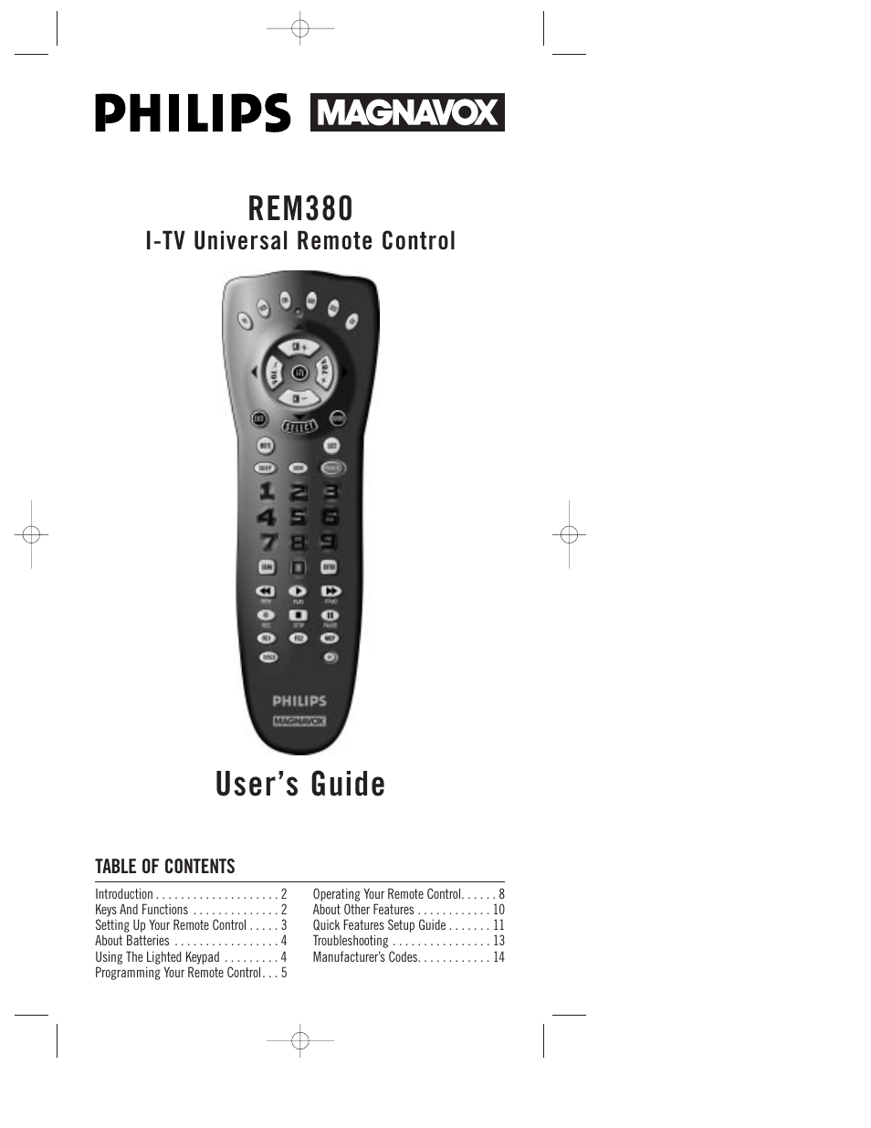 Philips REM380 User Manual | 19 pages