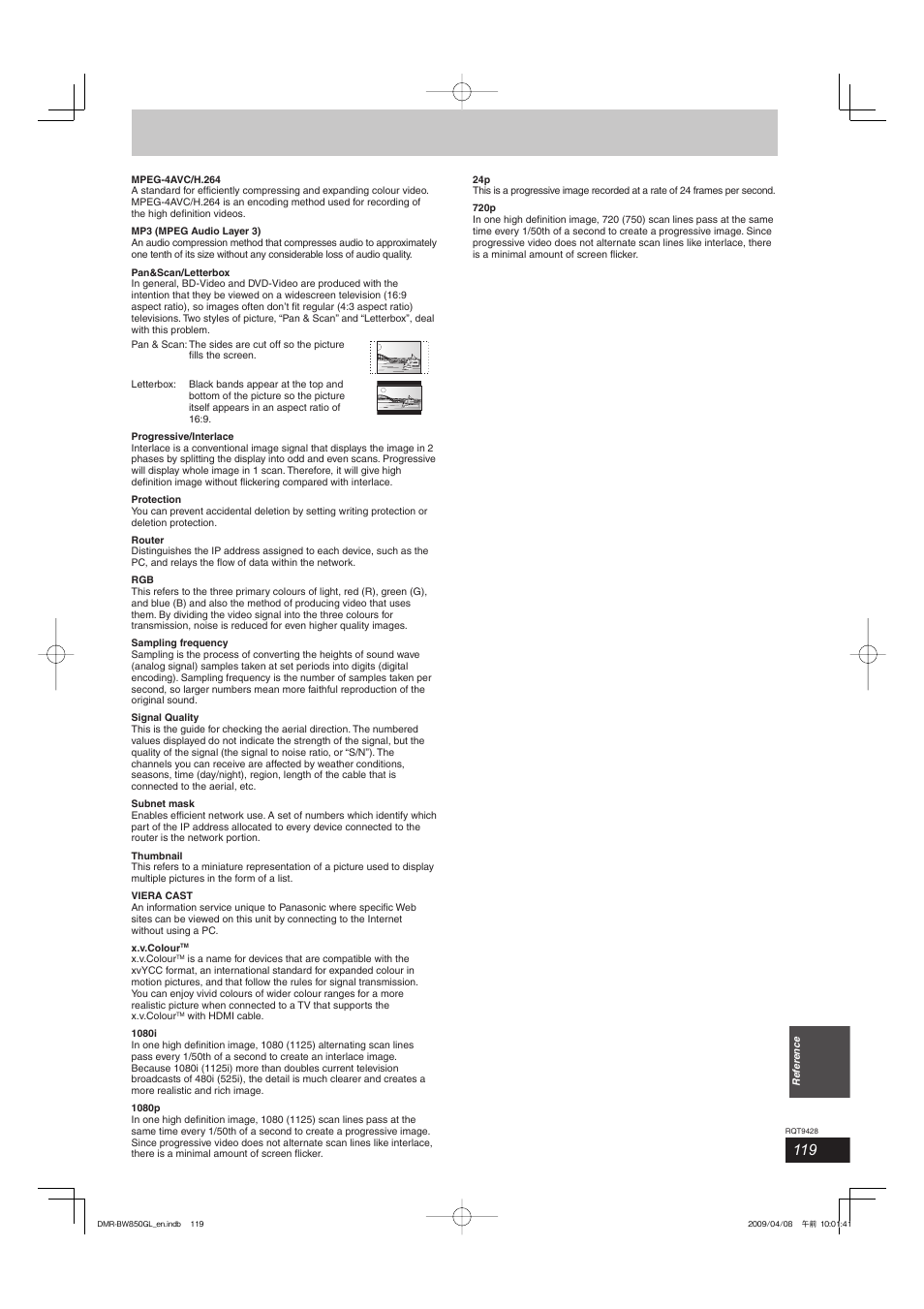 Philips DIGA DMR-BW750 User Manual | Page 119 / 124