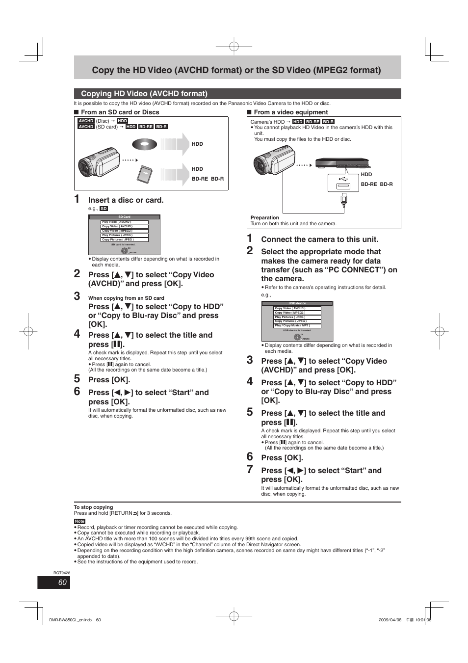 Philips DIGA DMR-BW750 User Manual | Page 60 / 124