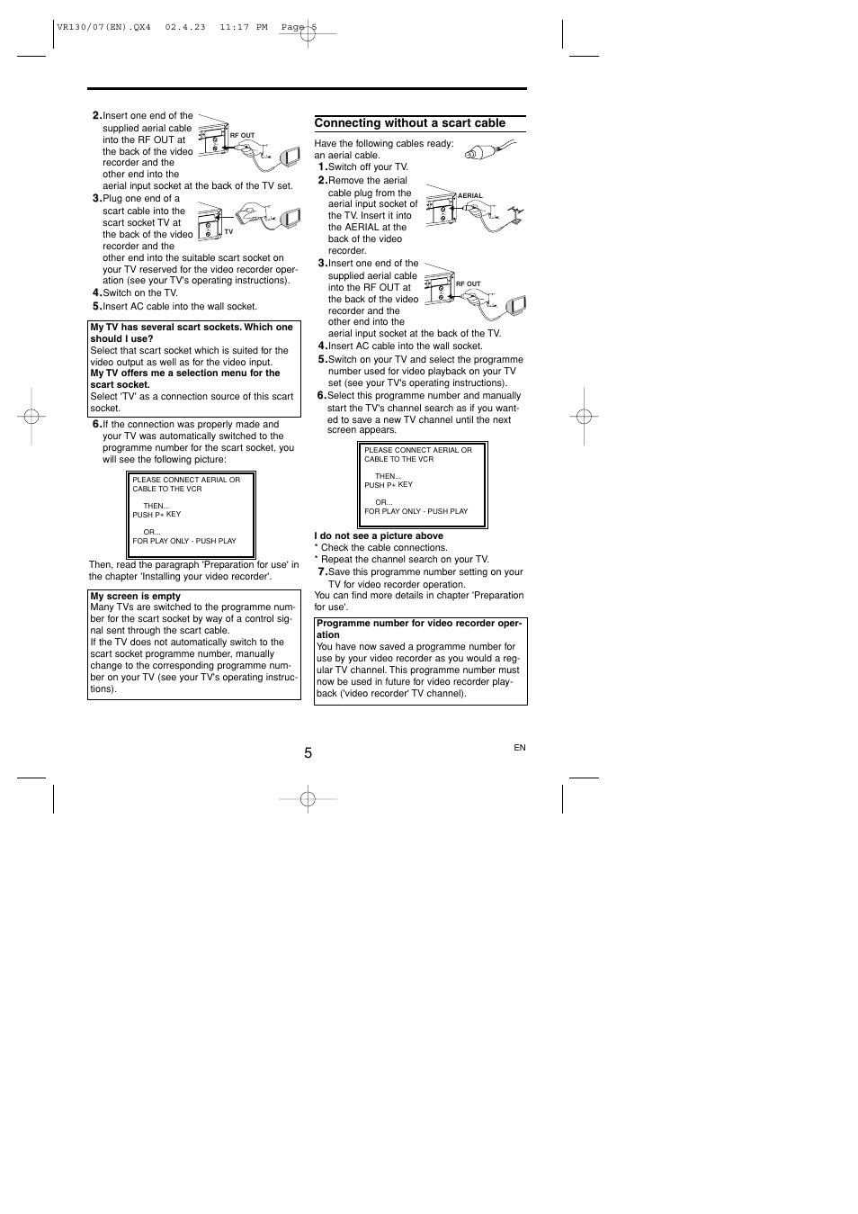 Philips VR130/07 User Manual | Page 5 / 16