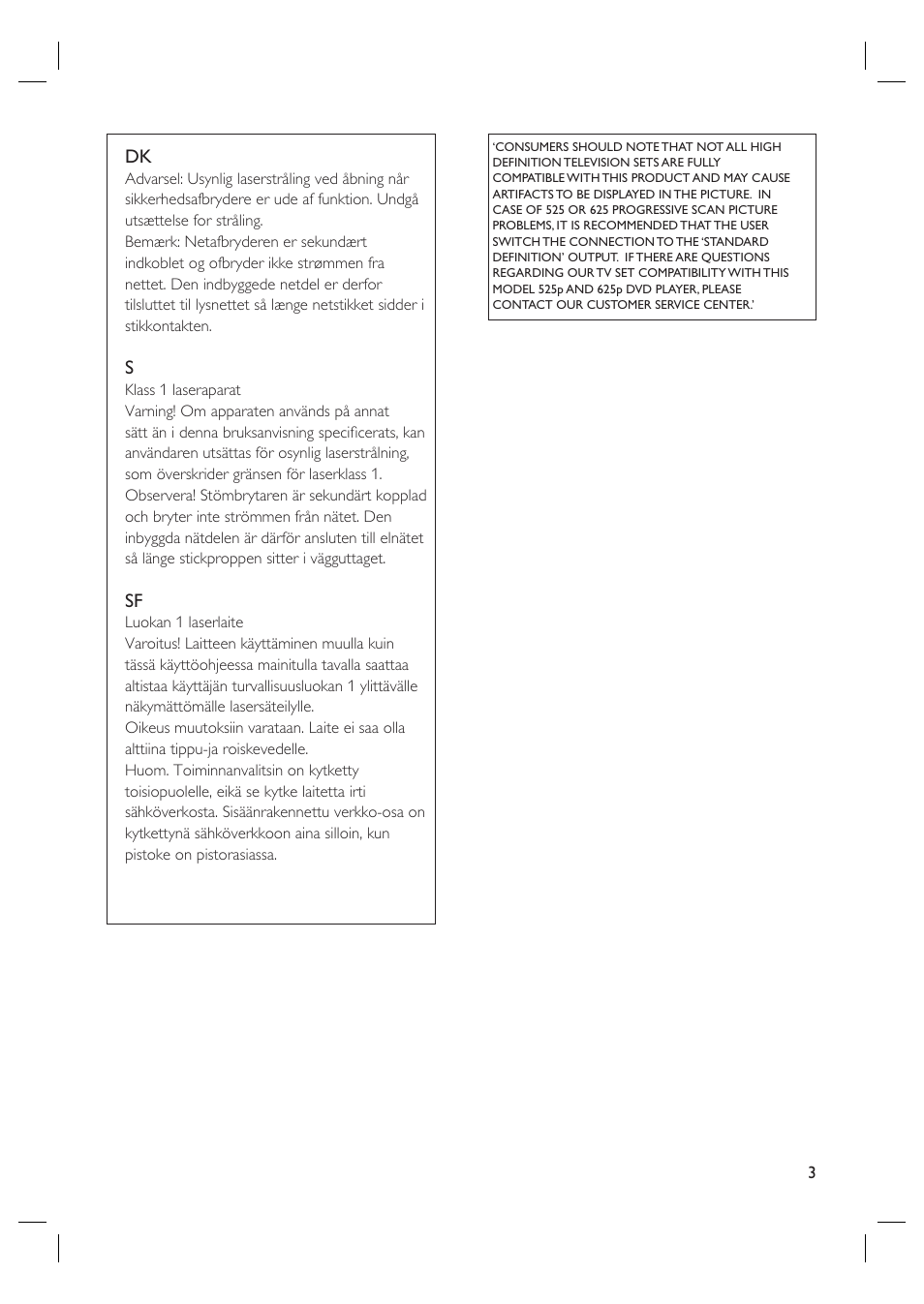 Philips HTS4600 User Manual | Page 3 / 46
