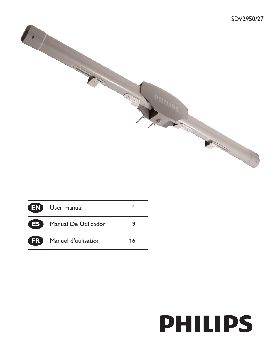 Philips SDV2950/27 User Manual | 24 pages