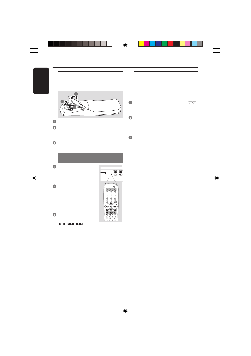 Introducere, Pasul 1: introducerea bateriilor in telecomanda, Pasul 2: configurarea televizorului | Philips 3600D User Manual | Page 24 / 49