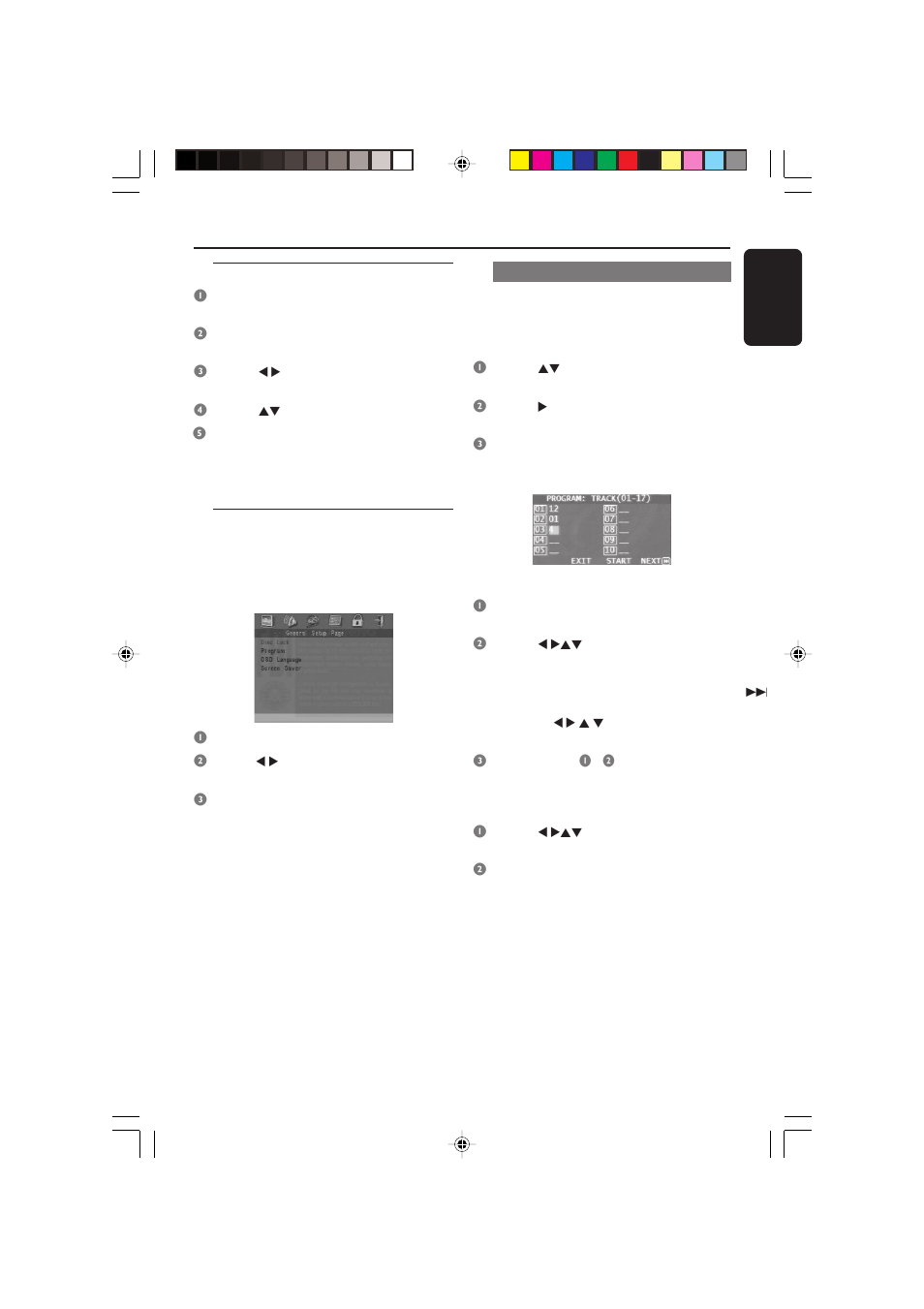 Optiunile meniului dvd | Philips 3600D User Manual | Page 35 / 49