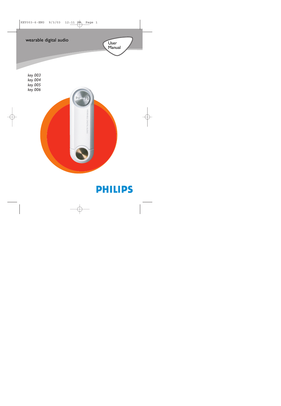 Philips Audio Key Ring KEY003 User Manual | 27 pages