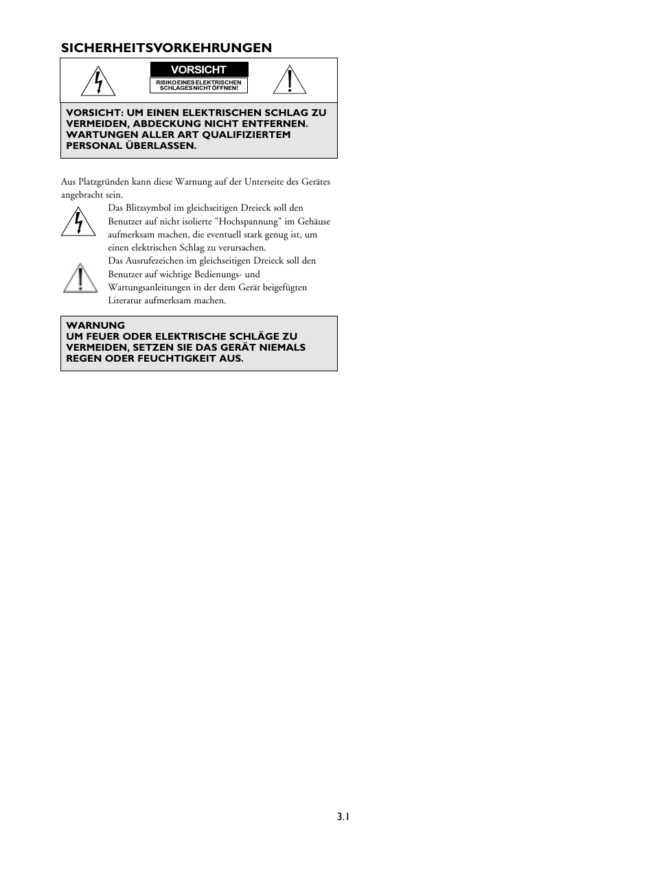 Sicherheitsvorkehrungen | Philips LTC 9405 User Manual | Page 15 / 40