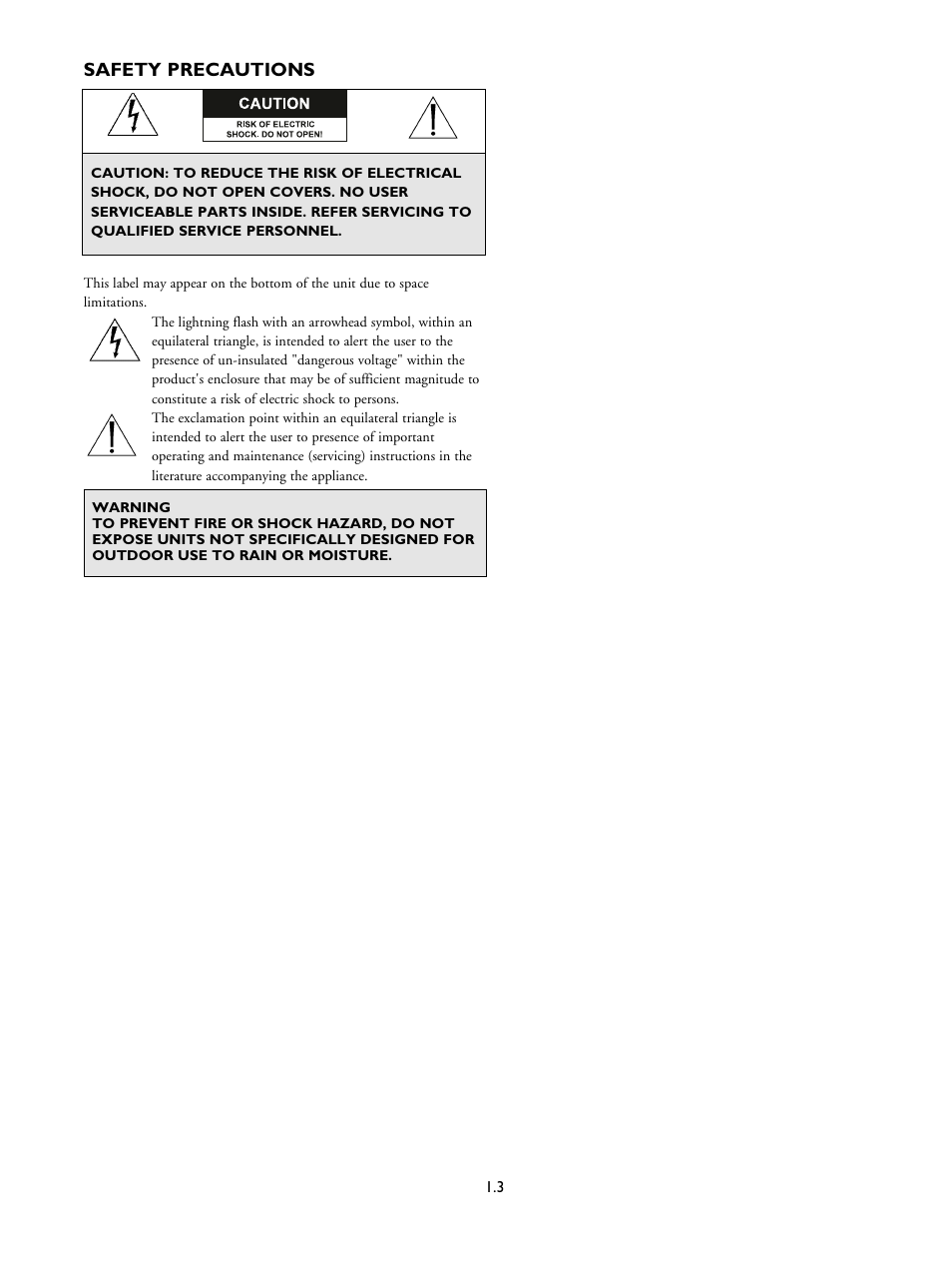 Safety precautions | Philips LTC 9405 User Manual | Page 3 / 40