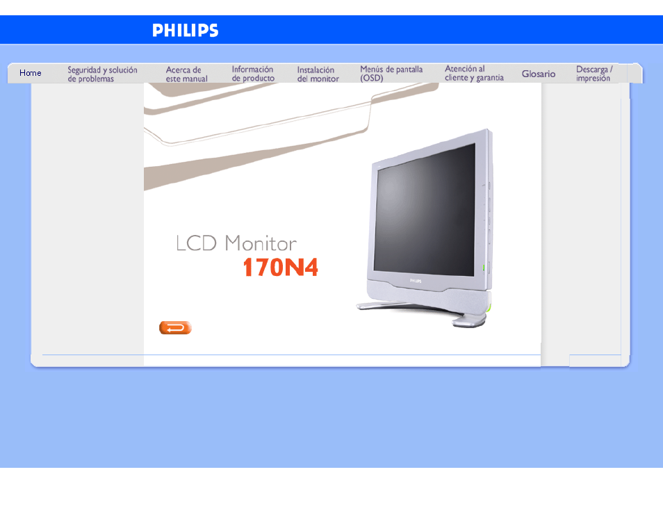 Philips 170N4 User Manual | 78 pages