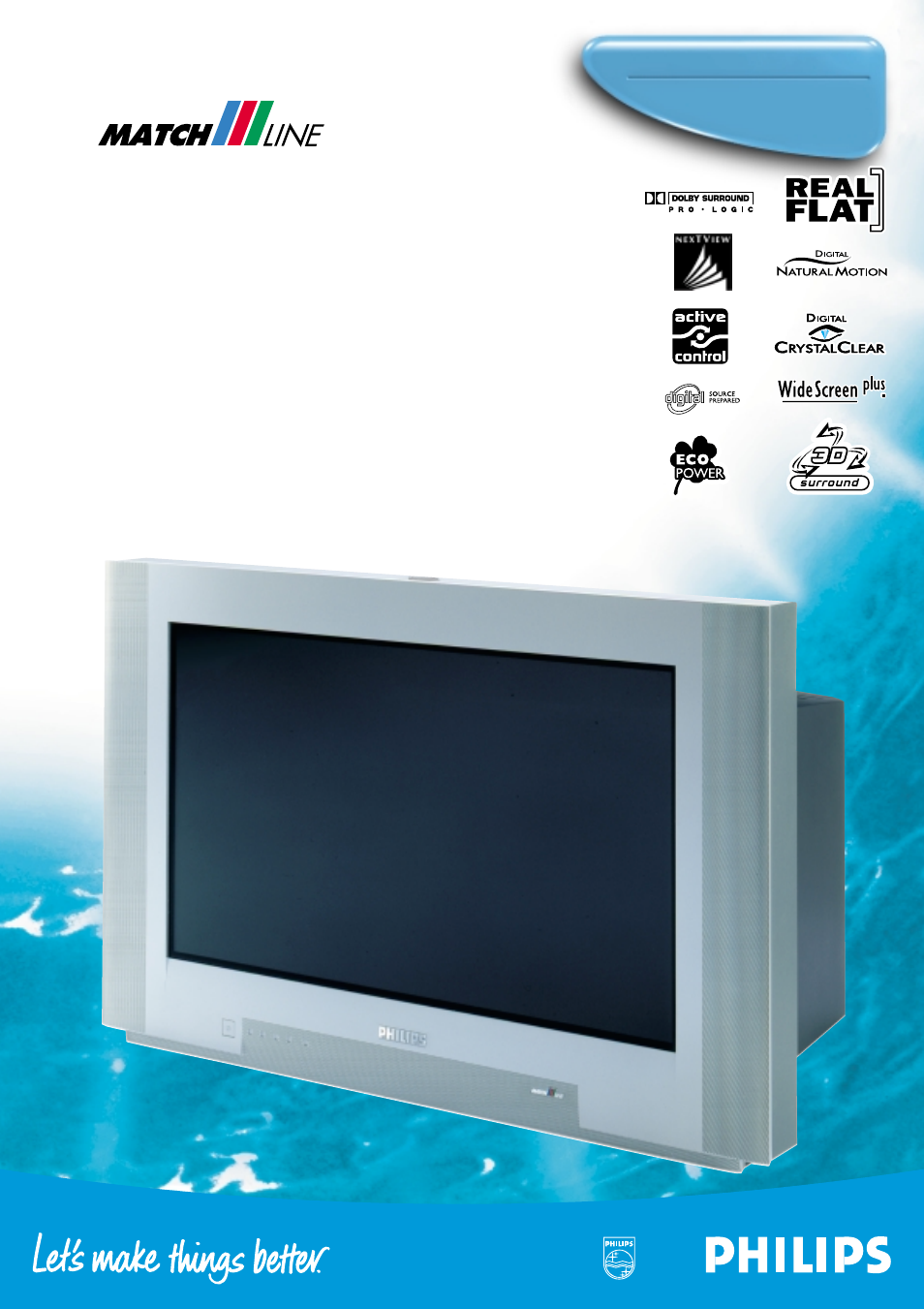 Philips 32PW9525/XXLNICAM User Manual | 2 pages