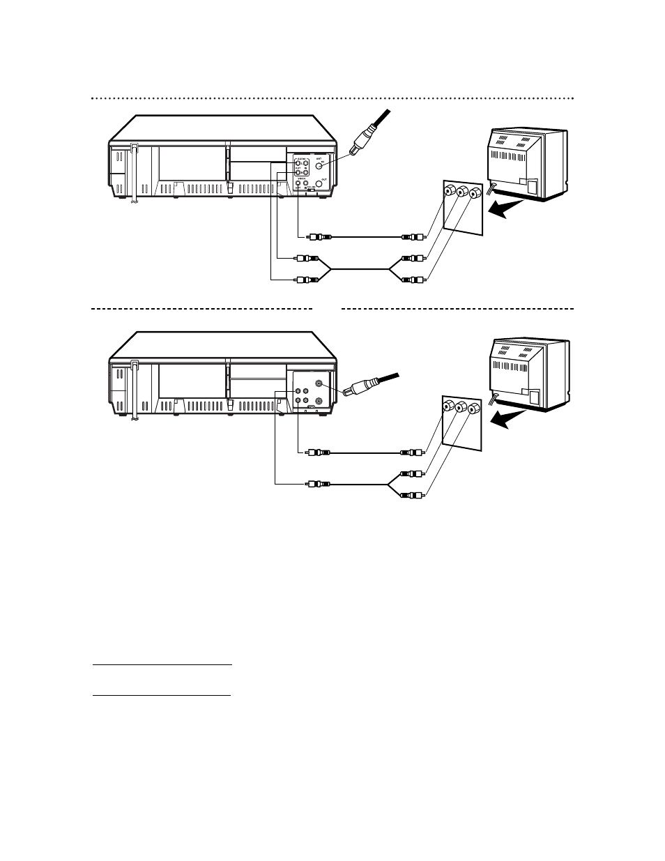 10 hookups with a stereo tv | Philips VR421CAT User Manual | Page 6 / 9