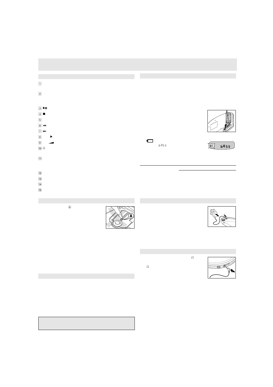English, 4,5v dc | Philips AX 1101/10 User Manual | Page 3 / 8