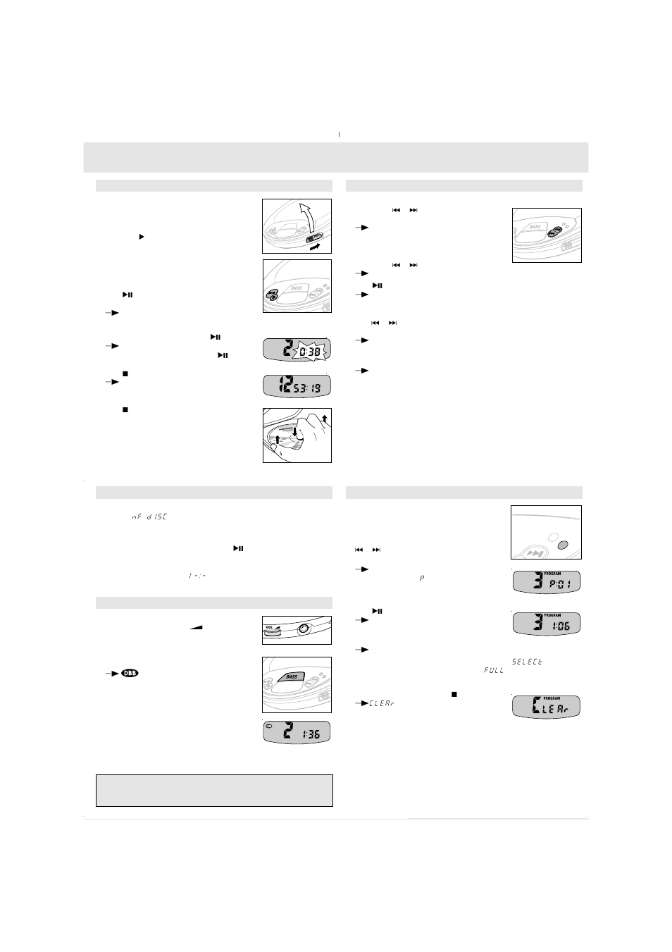 Program mode, 0mode | Philips AX 1101/10 User Manual | Page 4 / 8