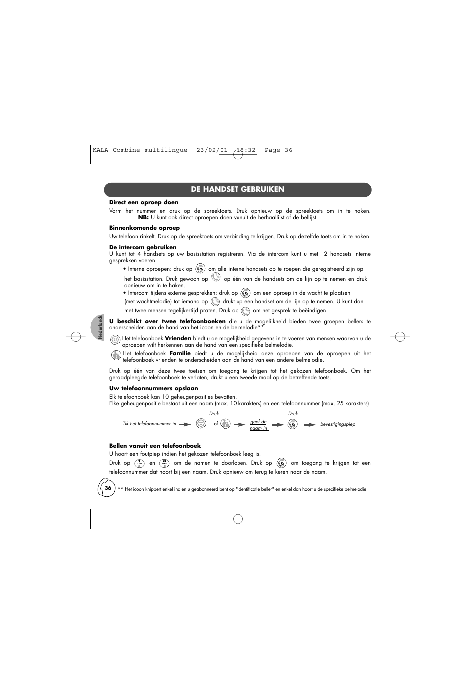 Philips KALA TD6830 User Manual | Page 36 / 88